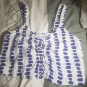 Button up crop top(Cotton On)